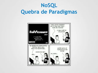 NoSQL
Quebra de Paradigmas
 