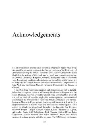 The economics of international integration Miroslav N. Jovanovic | PDF