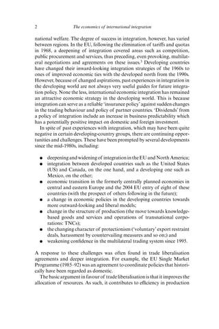 The economics of international integration Miroslav N. Jovanovic | PDF