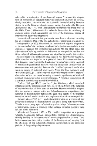 The economics of international integration Miroslav N. Jovanovic | PDF