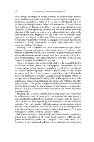 The economics of international integration Miroslav N. Jovanovic | PDF