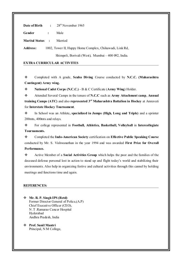 How to write a curriculum vitae image