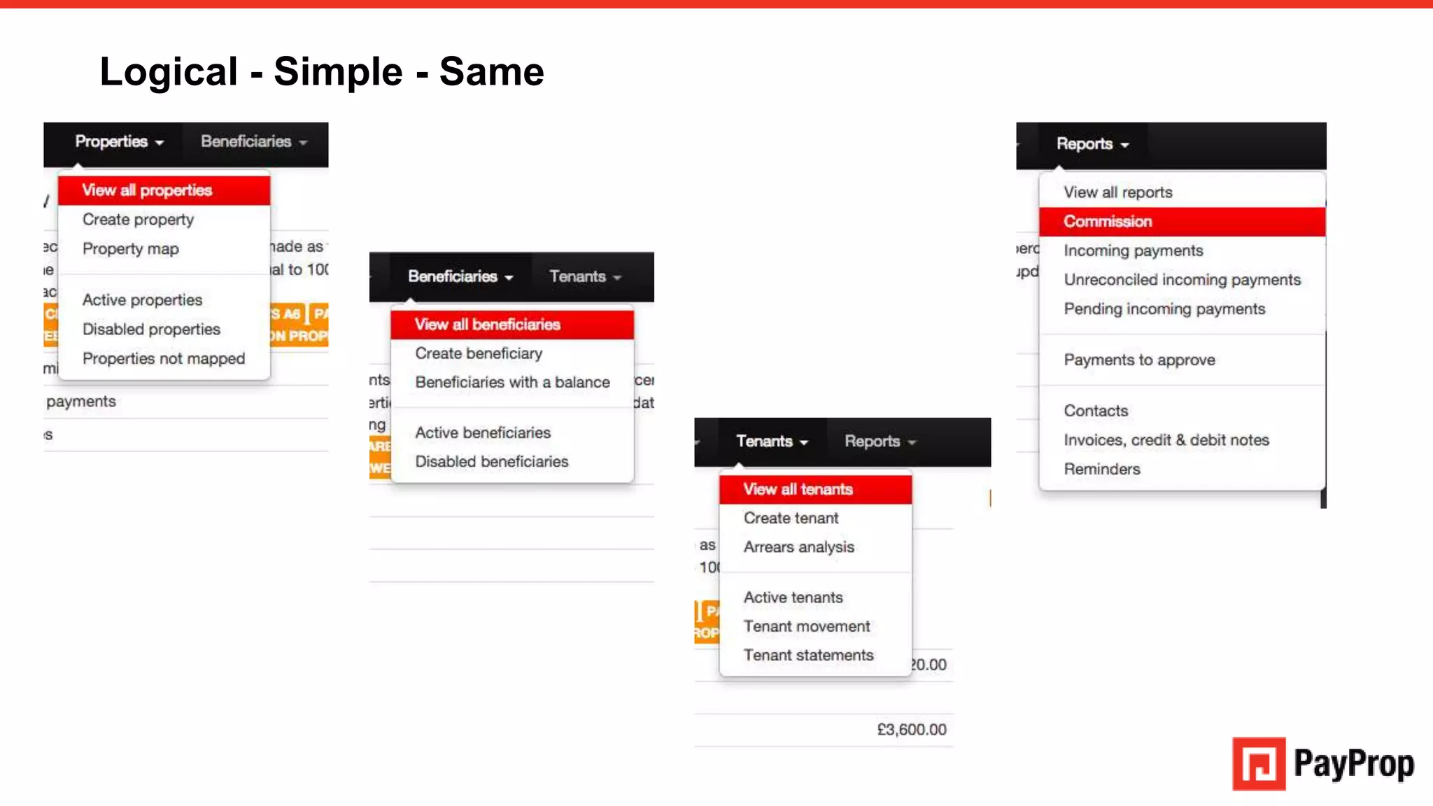 Logical - Simple - Same
 