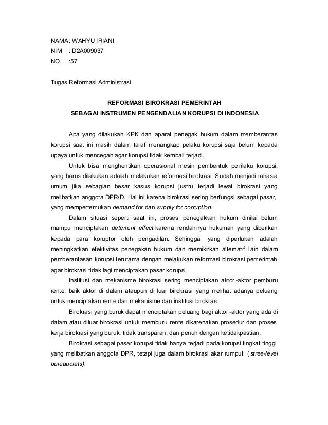 58597539 Reformasi Birokrasi Pemerintah