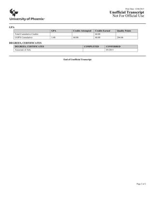 Transcripts | PDF