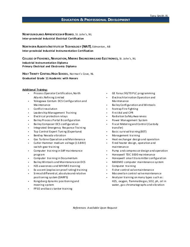 Electrician Resume Format Download