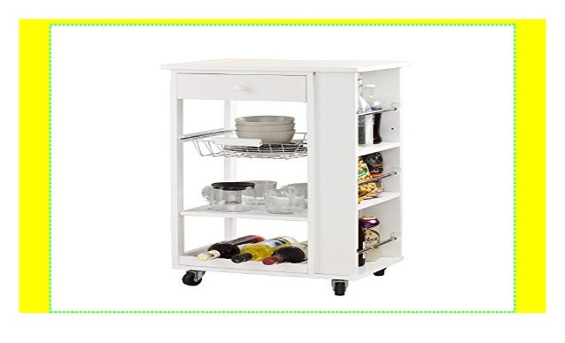 Sobuy Fkw12 W Servierwagen Kuchenwagen Rollwagen M Schublade Aus