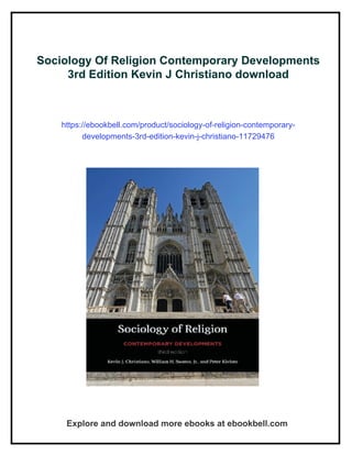 sociology-of-religion-contemporary-developments-3rd-edition-kevin-j