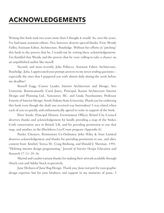Programming Interior Environments A Practical Guide For Students ...