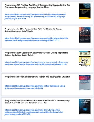 Programming Interior Environments A Practical Guide For Students ...