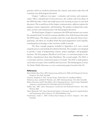 Programming Interior Environments A Practical Guide For Students ...
