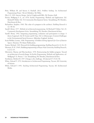 Programming Interior Environments A Practical Guide For Students ...