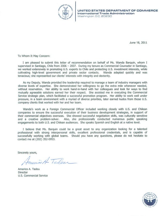 Recommendation Letter SCO Chile