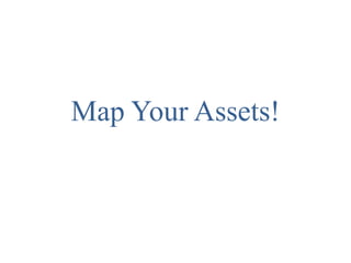 Map Your Assets!
 