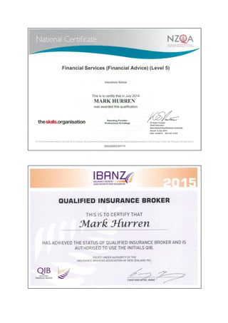MGB - Mark's Certifications