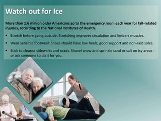 Senior Health Tips for Winter | PPTX