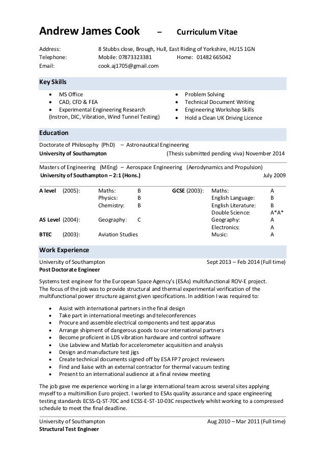 Curriculum Vitae