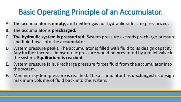 babatunde mobisola accumulator systems hydraulic accumulator how it works