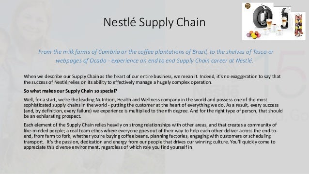 how chain supply nestle Pack   Nestlé Candidate Chain Supply
