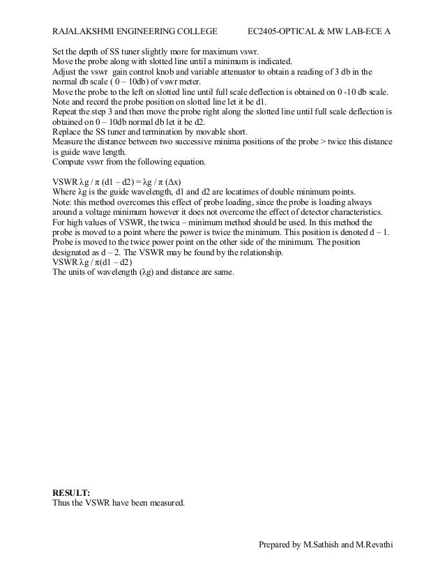 Rajalakshmi Engineering College Ece Lab Manual Rajalakshmi Engineering College Ece Lab Manual