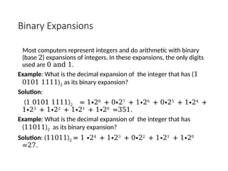 Computer Intigers What is life? We never know the answer exactly | PPT