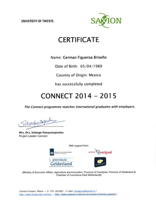Certificate Connect German Figueroa Briseño