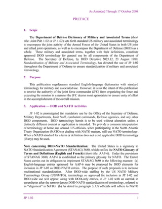 Dictionary Of Military And Associated Terms | PDF