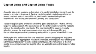 Individual Tax Projection Example.pdf CBO’s Projections of Realized Capital Gains Subject to the Individual ...
