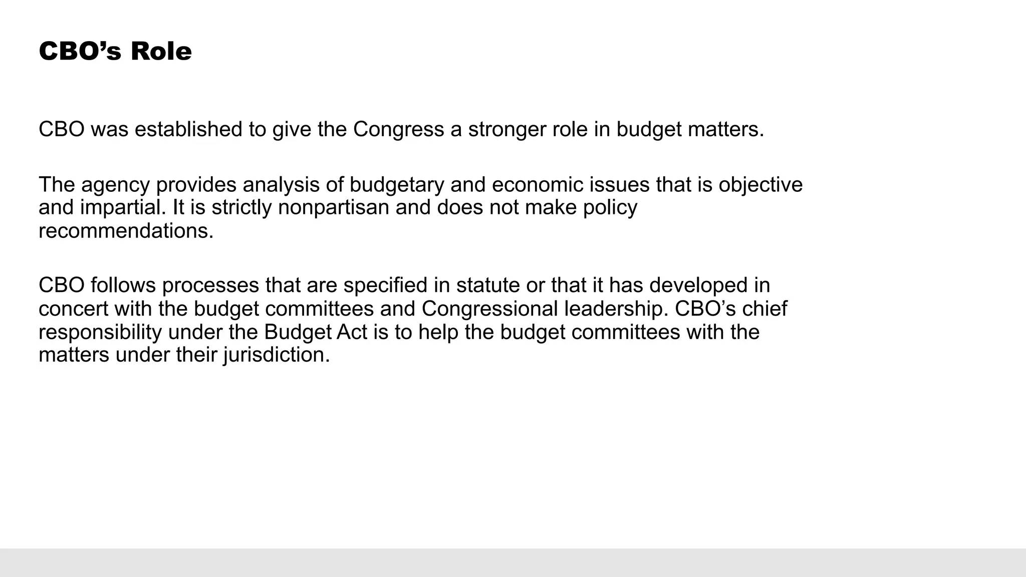 An Overview of CBO’s Role in Assessing Climate Change | PPT
