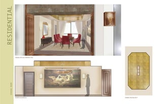 RESIDENTIALDININGROOM
DINING ROOM PERSPECTIVE
NORTH ELEVATION DINING ROOM RCP
 