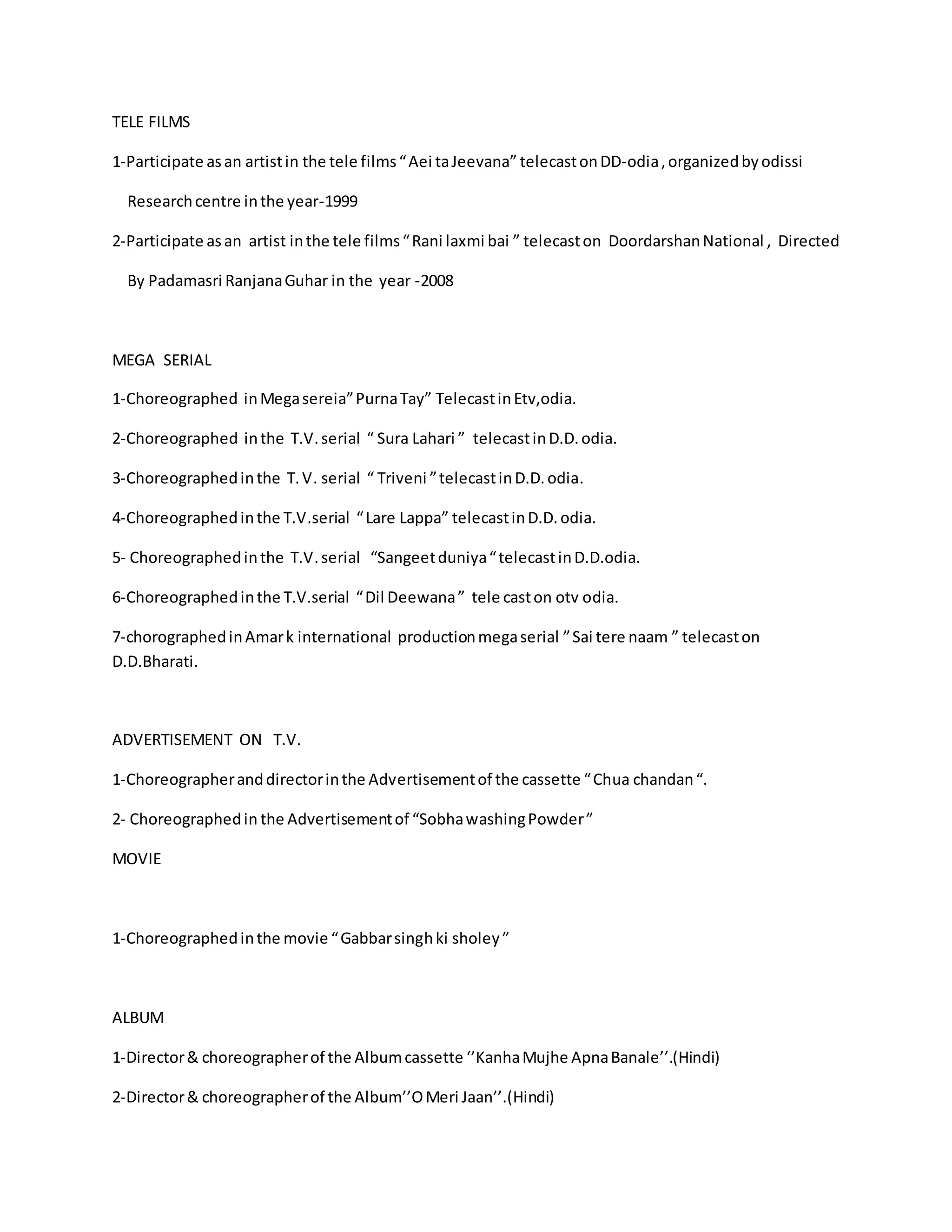 TELE FILMS 2 | PDF | Free Download