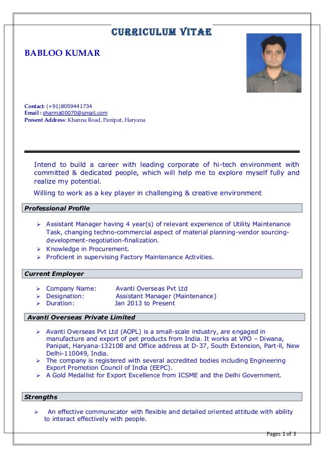 utility resume