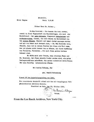 From the Leo Baeck Archives, New York City.
6
 