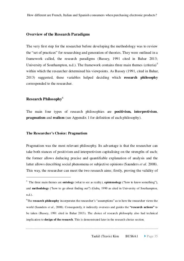 h research paper discussion and conclusion