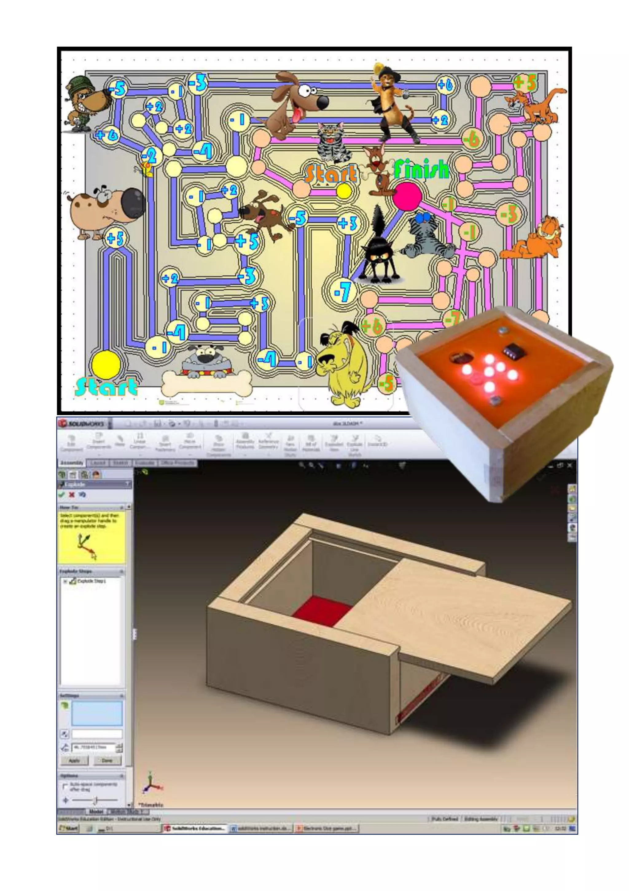 electronic dice and board game | DOCX