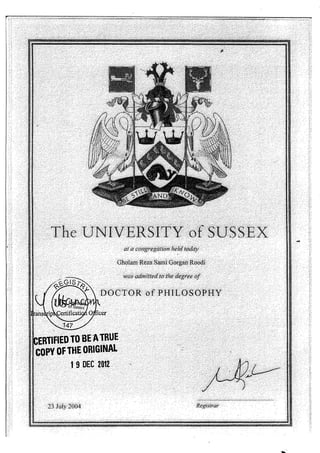 Sussex PhD