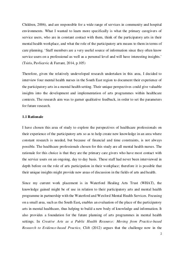 Public health dissertation proposal sample picture