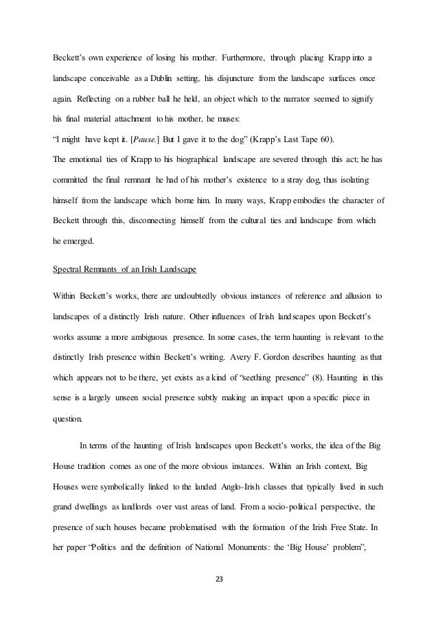 What is a thesis picture