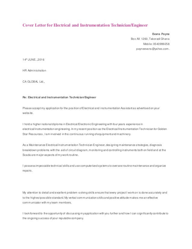 How to write an application letter in ghana