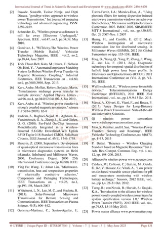 Wireless Power Transmission System A Review | PDF