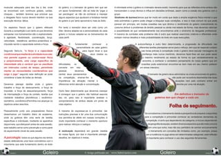 muscular adequada para seu dia a dia, onde          do goleiro, e o treinador de goleiro tem que ser      A intimidade entre o goleiro e o treinador devera existir, momento para que as reflexões entre ambos não
se encontrará com contínuos golpes, caídas,         um apoio fundamental, não se trata de “jogar a        transcendam o corpo técnico e influa em decisões errôneas, assim como a coesão dos goleiros com o
choques...; também teremos que priorizar que        ser psicólogos” se não de conhecer e manejar          grupo.
o desgaste físico nunca deverá interferir na boa    alguns aspectos que ajudaram a fortaleza mental       Síndrome de burnout,temos que ter muito em conta que dada a amplia exigência físico-mental a que
execução técnica- tática.                           do goleiro e por tanto aproximá-lo mais ao êxito.     está submetida o goleiro pode chegar a bloquear suas condições, e isso é mais comum do que pode
                                                                                                          parecer em principio, em muitas ocasiões nas que diminui o rendimento do goleiro notavelmente se
Os aspectos físicos que o goleiro efetuará          Por tanto o treinador deve ser visto como um          costuma atribuir a problemas de âmbito pessoal ou ainda mal estado de forma, mas devemos valorizar
durante a competição e por tanto os que devemos     líder, devera adaptar-se a personalidade de cada      a possibilidade de que verdadeiramente nos encontramos ante o síndrome do desgaste profissional.
extrapolar nos treinamentos são a explosividade,    goleiro e incluso adaptar-se os treinamentos de       A maneira de combater este problema não é outro que realizar exercícios criativos e diferentes onde
à agilidade, flexibilidade, coordenação, força,     cada perfil.                                          existam menos desafios e mais probabilidades de êxito em suas execuções.
velocidade, resistência aeróbico-anaeróbica e
impulsão sendo a capacidade estrela a força.                  É     fundamental      conhecer     a                            A autoconfiança é outro fator determinante, a progressão de dificuldade nas
                                                                      personalidade de cada goleiro                               diferentes tarefas planejadas serve para o reforço, tem que ter especial cuidado
Segundo Seiru-lo, “a força é a capacidade                                  para lograr levar a que                                  nas horas prévias à competição onde o goleiro deve escutar mensagens de
condicional que mediante a atividade muscular,                                     seus medos ou                                     confiança mais nunca mentindo, devemos fazer-lhes ver que pode sacar
nos permite superar ou contra-restar física                                                                                           o máximo rendimento ao estado de forma no que verdadeiramente se
e psiquicamente, uma carga especifica de                                                                                              encontre, e conhecer o verdadeiro pensamento do nosso goleiro que em
intensidade alta e variável que se manifesta        dificuldades    os                                                              ocasiões pode exteriorizar encontrar-se bem mais em seu interior padecer
em intervalos curtos de tempo, permitindo           converta em reto                                                               um stress intensivo.
manter as necessidades coordenativas que            pessoal,         devemos
exige o jogo” segundo esta definição se pode        centrar seus pensamentos                                                               O treinador de goleiro deve administrar os níveis emocionais do goleiro,
considerar a base de todas as demais.               na competição, ensinar-lhe a                                                                                     não pode cair na euforia desmedida trás boas
                                                    importância da ativação mental e                                                                                    atuações nem pelo contrario entrar em
Devemos planejar tarefas onde o goleiro             diferenciar entre atenção e concentração.                                                                            desídia por uma má atuação.
trabalhe a força de deslocamento, a força de
impulsão, a força de ataque/lançamento, força       Outro fator determinante que devemos manejar
de interceptação e força de contato, tarefas que    é conseguir que o goleiro não habitual assuma                                                                 Em definitiva o treinador de
mediante trabalhos pliométricos ( excêntrico-       seu rol, para isso é importante analisar o                                                     goleiros tem que chegar a cada um.
isométrico -concêntrico)Permitira-nos alcançar os   comportamento de ambos desde um ponto de
objetivos antes descritos.                          vista objetivo.
                                                                                                                                                                 Folha de seguimento.
Pessoalmente junto aos preparadores físicos         A maneira de expressar-se é primordial, dar
desenhamos um trabalho diário de academia,          instruções precisas e ter uma boa comunicação                                       Se concebemos o treinamento desde a perspectiva de preparar o esportista
onde os goleiros têm uma serie de tarefas           nos permitira ter efeito em nossas correções, é                                     para a competição é primordial conhecer as verdadeiras demandas da
especificas e individuais, mediante os aparelhos    muito importante conhecer o momento oportuno                                         competição, é certo que dependendo da categoria, e incluso dependendo
disponíveis, que efetuaram antes de cada sessão,    para realizar reforços e castigos.                                                     da geografia da equipe, existem diversos aspectos que são mais comuns
este trabalho serve como prevenção e como parte                                                                                             em uma que outra, mas não sou partidário de centrar exclusivamente
do aquecimento inicial de cada sessão.              A motivação dependerá em grande medida                                                  o treinamento em conceitos tão limitados como, por exemplo, possa
                                                    de nossa figura, por isso é importante planejar                                       ser a incidência no jogo aéreo em determinadas categorias; esta reflexão
A psicologIa: todos os que alguma vez temos         desafios, ter objetivos e metas.                                                      é importante para conhecer o uso das seguintes ferramentas.
estado defendendo uma trave coincidimos com o
importante que este fundamento dentro do êxito

132                                                                                                                                                                                                             133
      MARÇO                            Goleiro                                © Artigo publicado em     www.futbol-tactico.com                          Goleiro                                        MARÇO
 