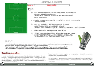 Scouting específico                                                                                         De igual maneira deverá conhecer os goleiros com maior projeção para elaborar informes a secretaria
                                                                                                            técnica pra futuras incorporações ao plantel.
O treinador de goleiros deve conhecer as equipes rivais, já seja elaborando seu próprio informe ou
escrevendo a partir da informação recebida pelo departamento de analistas e dar informação ao goleiro
                                                                                                            Em resume, espero ter aportado suficientes ferramentas para lograr uma melhora na organização em
das diferentes vazas ofensivas das que dispõe o rival, lançadores de faltas, de pênaltis, rematadores
                                                                                                            nosso trabalho, poder lograr aos poucos melhorar as capacidades dos goleiros que treinamos e dignificar
habituais no jogo aéreo... Toda informação para que o goleiro tenha maior capacidade para interpretar o
                                                                                                            nosso trabalho.
que pode ocorrer com antecedência.
136                                                                                                                                                                                                             137
      MARÇO                           Goleiro                                   © Artigo publicado em     www.futbol-tactico.com                         Goleiro                                       MARÇO
 