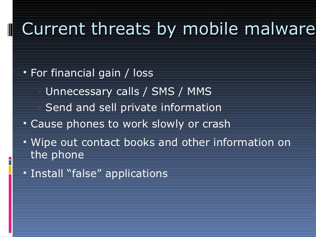 cellphone virus and security