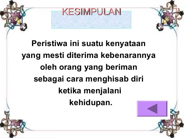 Soalan Spontan Israk Mikraj - Terengganu z