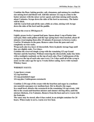 640 Holiday Recipes Volume One