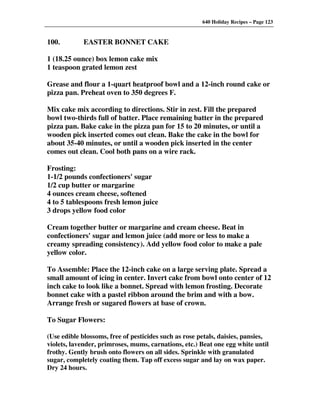 640 Holiday Recipes Volume One