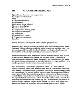 640 Holiday Recipes Volume One