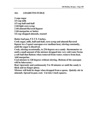 640 Holiday Recipes Volume One