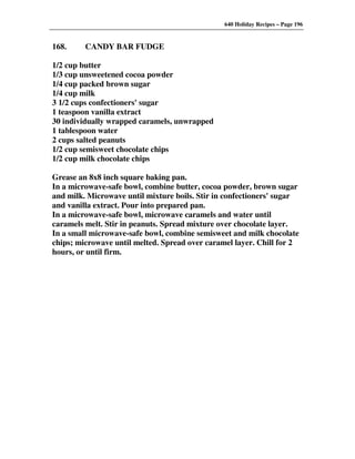 640 Holiday Recipes Volume One