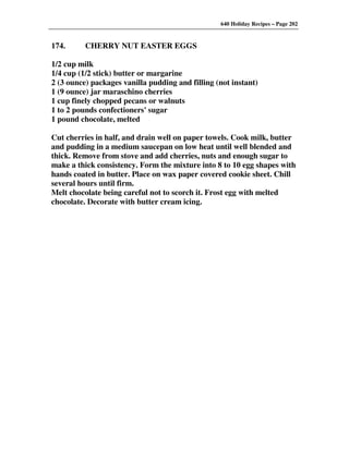 640 Holiday Recipes Volume One